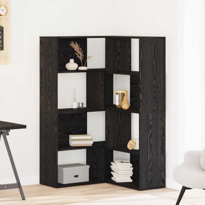 vidaXL Šatná skriňa 2 pcs Čierny dub 85 x 85 x 140 cm Kompozitné drevo