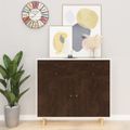 vidaXL Samolepiace tapety na nábytok 2 ks, tmavý dub 500x90 cm, PVC