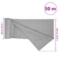 vidaXL Tieniaca sieť bledosivá 1,8x50 m HDPE 195 g/m²