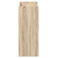 vidaXL Skriňa na topánky Dub sonoma 73,5 x 36 x 92 cm Kompozitné drevo