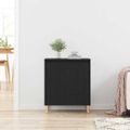 vidaXL Servírovacia skriňa Čierny dub 60 x 35 x 70 cm Kompozitné drevo