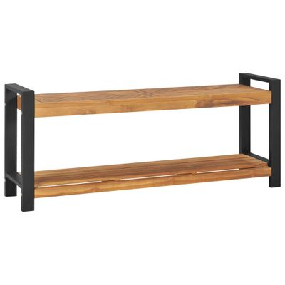 vidaXL Lavička 120 cm teakový masív