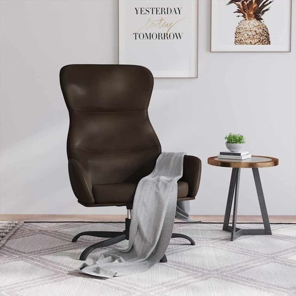 vidaXL Relaxačné kreslo hnedé umelá koža