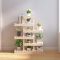 vidaXL Stojan na rastliny 85x25x109,5 cm masívna borovica