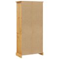 vidaXL Knižnica s 5 policami, mexická borovica, Corona 80x40x170 cm