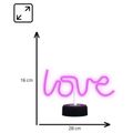 MANTA LOVE II, LED Neon plexi dekorácia