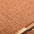 vidaXL Koberec behúň hnedý 100x450 cm protišmykový