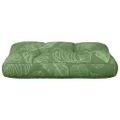 vidaXL Poduška na paletovú pohovku vzor listov 60x40x12 cm látka