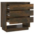 vidaXL Komoda hnedý dub 70x40x73,5 cm drevotrieska
