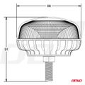 Výstražný maják W21sb na jednu skrutku R65 R10 18LED 12/24V IP56
