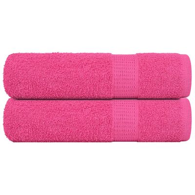 vidaXL Utierky na ruky FROGN 2 ks ružové 50x100 cm 360 g/m²