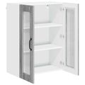 vidaXL Nástenný sklenený kabinet LUCCA Sivá sonoma 60 x 31 x 80 cm