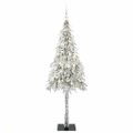 vidaXL Vianočný stromček s 300 LED-i Biela 180 cm PE a oceľ