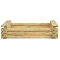 vidaXL Pieskovisko 120x120x27 cm impregnované borovicové drevo