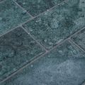 vidaXL Subway dlažba 20 ks Modrozelená 29 x 21 cm Polyuretán a PET
