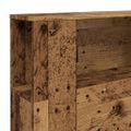 vidaXL Skrinka na čelo postele staré drevo 200x18,5x102,5cm komp.drevo