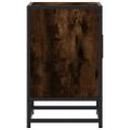 vidaXL Nočné stolíky 2 ks dymový dub 40x31x50 cm kompozitné drevo+kov