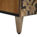 vidaXL Servírovacia skriňa Hnedá 60 x 33,5 x 75 cm Masívne mango drevo