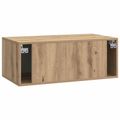 vidaXL Nástenná TV skrinka 78,5 x 41 x 30 cm Dub artisan
