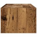 vidaXL TV skrinka s LED svetlami staré drevo 100X35,5x25 cm