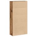vidaXL Knižnica staré drevo 60x24x120 cm kompozitné drevo