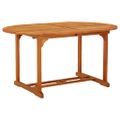 vidaXL Záhradný stôl 200x100x75 cm masívne eukalyptové drevo