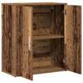 vidaXL Servírovacia skriňa 2 ks Staré drevo 60 x 31 x 70 cm