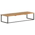 vidaXL Vešiak so živou hranou 100x35x22 cm masívne akáciové drevo