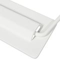 vidaXL Rukoväte na kuchyňu Biela 85 x 45 mm Kov