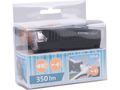 Svetlo biele na bicykel 350lm, USB nabíjanie, klaksón, 5W LED EXTOL LIGHT