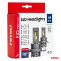 LED žiarovky hlavného svietenia Séria F25 PRO BLACK FULL CANBUS H4 H19 70W 12V 24V AMiO-04719