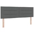 vidaXL Posteľ boxspring s matracom Tmavosivá 140 x 190 cm Látka