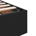 vidaXL Postel s úložným prostorem a matrací Čierna 90 x 200 cm