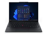 Prevedenie závesu 180 stupňov - AMD Ryzen 5 - 220 / až 4.9 GHz - Win 11 Pro - Radeon 740M - 16 GB RAM - 512 GB SSD TCG Opal Encryption 2, NVMe - 14" IPS 1920 x 1200 - Wi-Fi 6E, Bluetooth - čierna - klávesnica: česká/slovenská - s 3 roky Lenovo Onsite Support