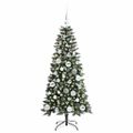 vidaXL Umelý vianočný stromček Zelená 120 cm PVC, plast a oceľ