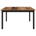 vidaXL Konferenčný stolík Staré drevo 80 x 80 x 45 cm Kompozitné drevo