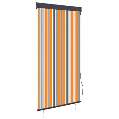 vidaXL Vonkajšia zatemňovacia roleta 80x250 cm žltá a modrá