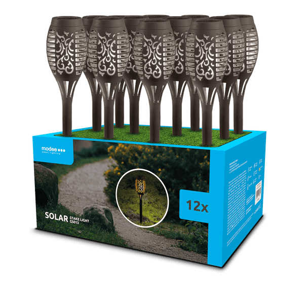 Modee záhradná solárna LED lampa GS013 50 cm AAA 200 mAh (ML-GS013)