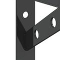 vidaXL Držiaky políc 4 ks 20x2,5x14 cm strieborná nerezová oceľ