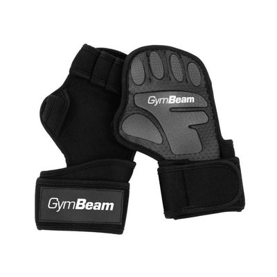 Fitness rukavice Heavy Grip Black - GymBeam, veľkosť S/M