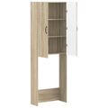 vidaXL Toaletná skriňa HAARLEM Dub sonoma 66 x 25,5 x 190 cm