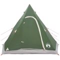 vidaXL 3 osoba Zelená 185T Polyester s PU náterom
