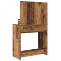 vidaXL Toaletné stolíky do spálne Staré drevo 80 x 39,6 x 135 cm