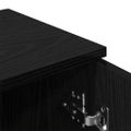 vidaXL Servírovacia skriňa 2 ks Čierny dub 30 x 30 x 70 cm