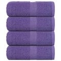 vidaXL Uteráky pre hostí FROGN 4 ks fialové 30x50 cm 360 g/m²