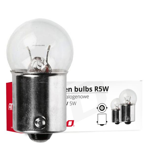 Halogénová žiarovka R5W BA15s 12V 5W 10 ks.
