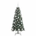 vidaXL Umelý vianočný stromček Zelená 120 cm PVC, plast a oceľ