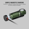 Perun 2 Mini (OD Green) CW OLIGHT 650mAh 3.6V IMR16340
Rechargeable Lithium Battery