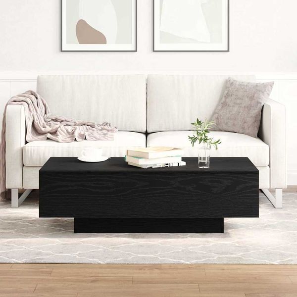 vidaXL Konferenčný stolík Čierny dub 100 x 49,5 x 31 cm