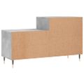 vidaXL Botník betónovo sivý 102x36x60 cm spracované drevo